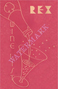 Rex Restaurant, San Francisco 1942 Menu Art