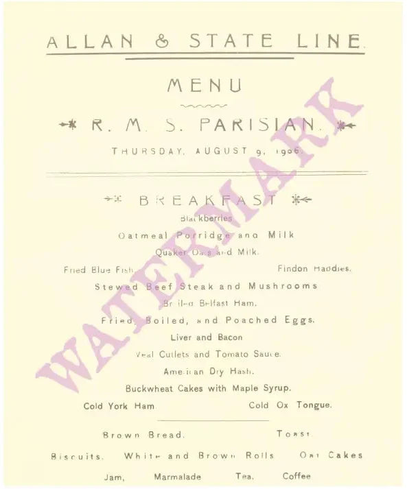 RMS Parisian 1906