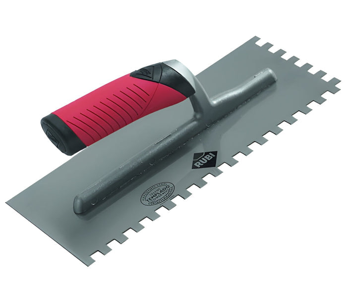 RUBI Steel Notched Triangular Trowel 6mm #72907