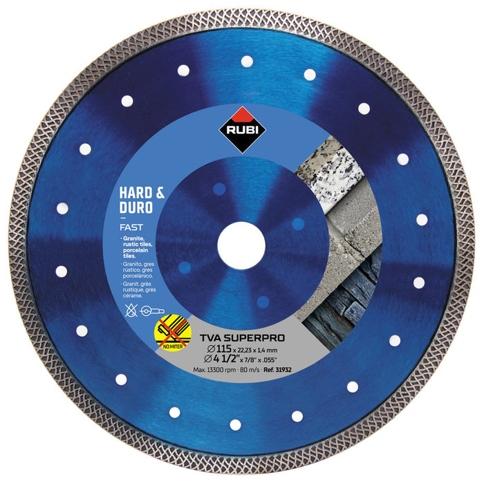 RUBI Superpro Diamond Blade Dry Saw (TVA 115) #31932