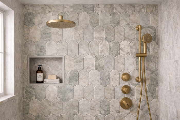 #S761004 12x12" Stone Mosaic