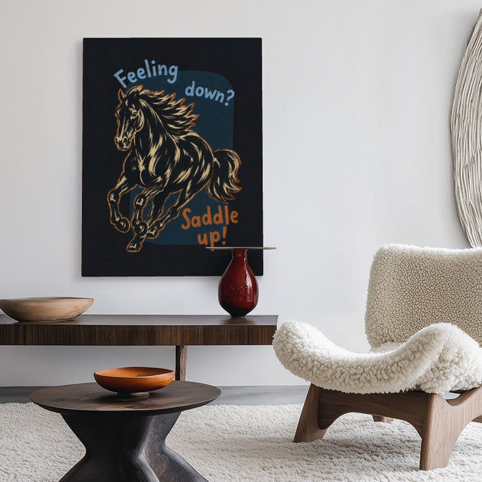 Saddle Up Canvas — Canvas Vertical #02