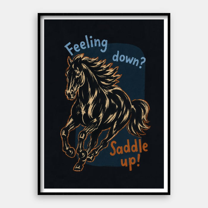 Saddle Up — Art Print Vertical #01