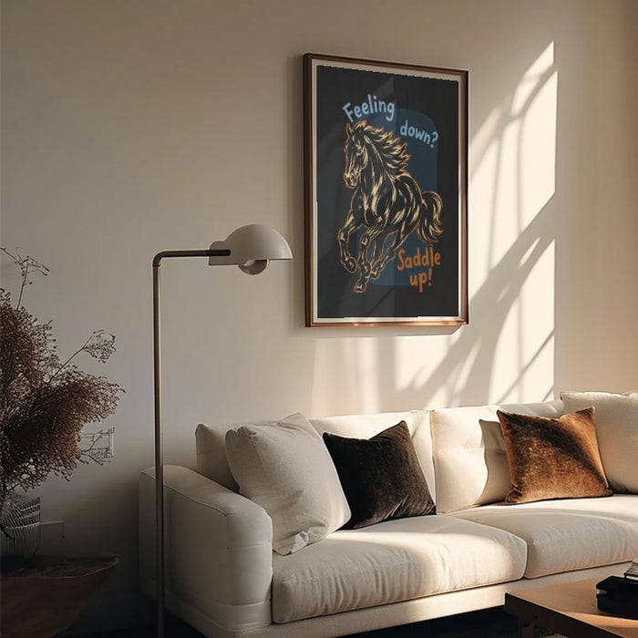 Saddle Up — Art Print Vertical #05