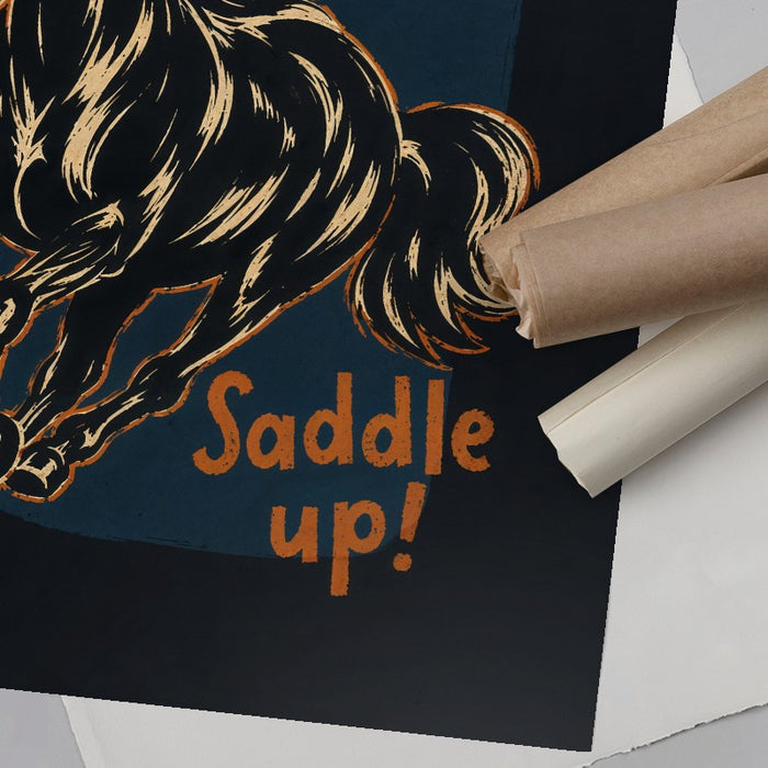 Saddle Up — Art Print Vertical #06