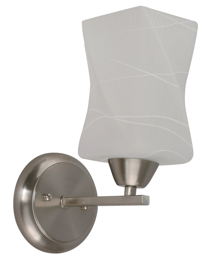 SBL-023262 1 Light Wall Light in Satin Nickel