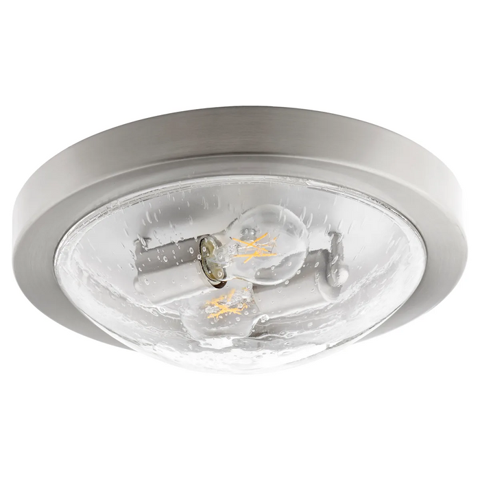 #SC6483 3 Light Flush Mount Light in Brushed Nickel