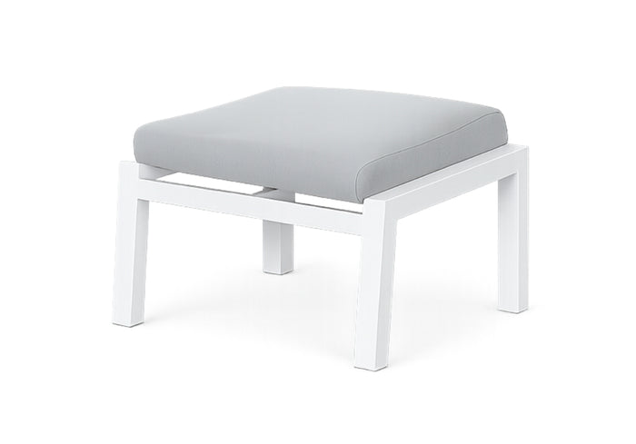 #SDFT19403 Outdoor Ottoman in White