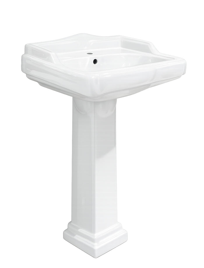 SELECT #MY3193 Pedestal Set in White
