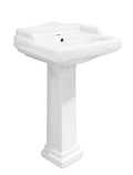SELECT #MY3193 Pedestal Set in White