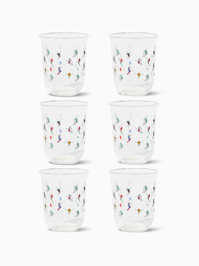 Ski Parade - NATURAL 16oz Rounded Bottom Compostable Arc Cup