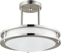 #SP6830 3 Light Semi Flush Light in Brushed Nickel