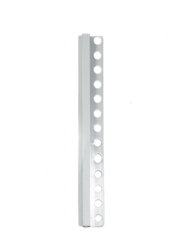 Square Aluminum Tile Trim in Shiny Silver