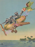 SS Nassau 1952 MENU ART DESIGN