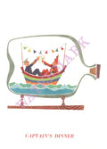 Steam Ship Acapulco, 1962 Menu Art