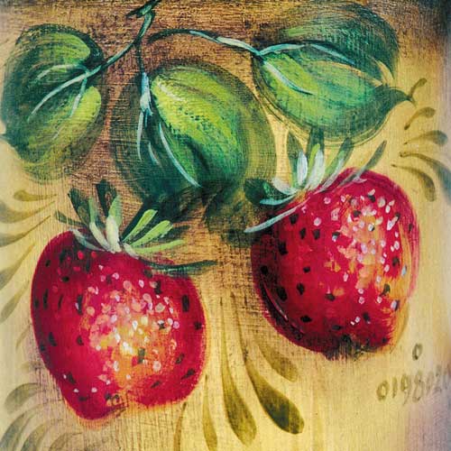 Strawberries on Gold - JP1120