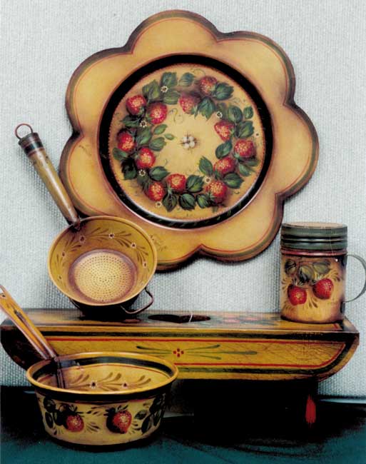 Strawberries on Gold - JP1120