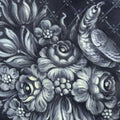 Stroke Petals in Blue - JP3315