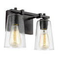 #SW5535 2 Light Wall Light in Matt Black