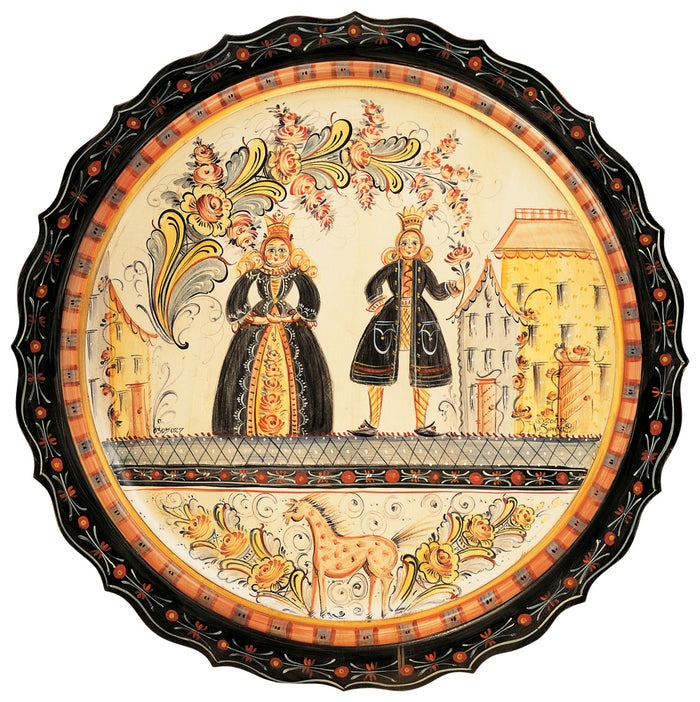 Swedish Dala Plate - JP3336 Bundle