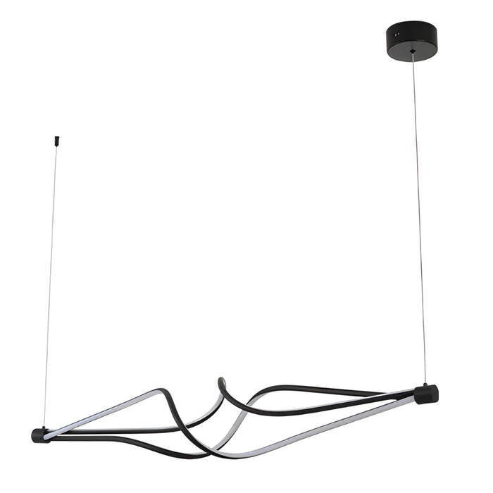 #T-20141 LED Pendant Light in Black