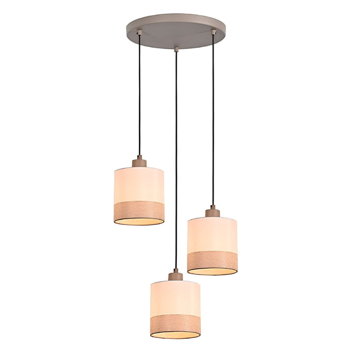 #T-20216 3 Light Hanging Light in Brown