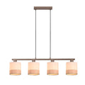 #T-20216 4 Light Hanging Light in Brown
