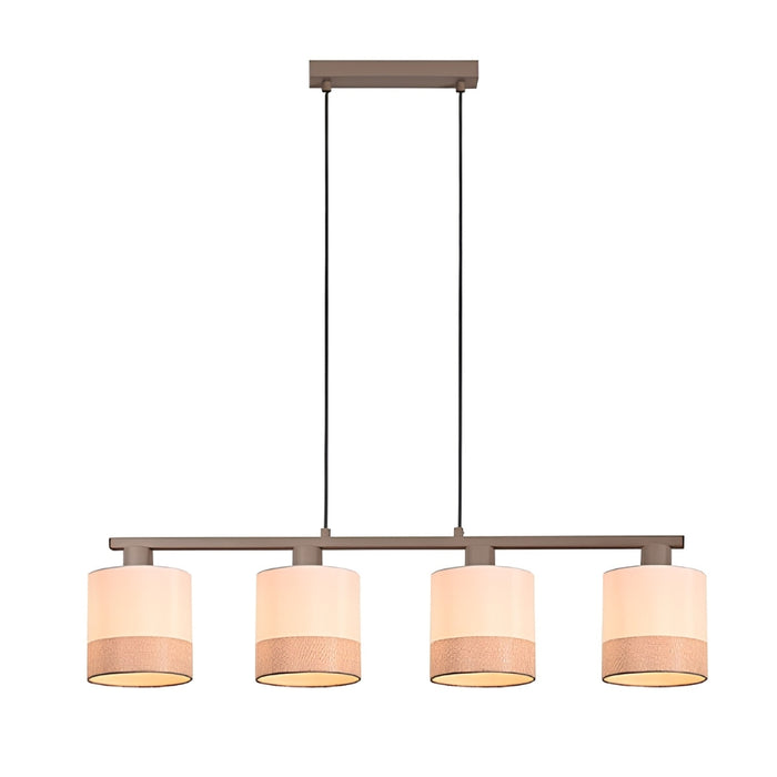 #T-20216 4 Light Hanging Light in Brown