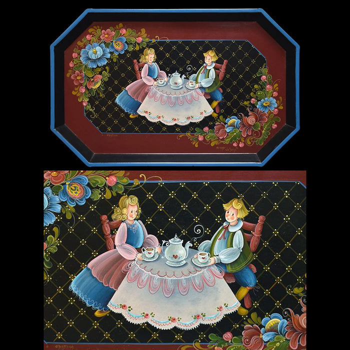 Tea in a Floral Garden - JP3360 - sale
