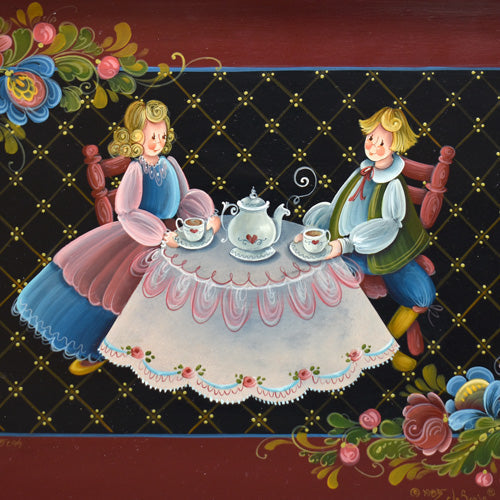 Tea in a Floral Garden - JP3360