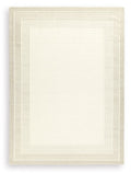 Teelgan 5' x 7' Medium Rug in Ivory/Tan