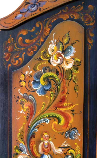 Telemark Rosemaling Cabinet - JP3068