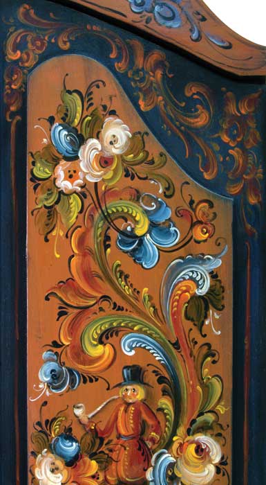 Telemark Rosemaling Cabinet - JP3068