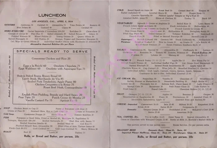 Mission Indian, Los Angeles 1914