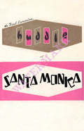 The Paul Cummins Huddle, Santa Monica 1960s Menu Art