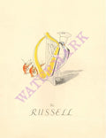 The Russell Dublin 1952 Vintage British Menus