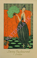 The Savoy, London 1923 (Lady with Fan)
