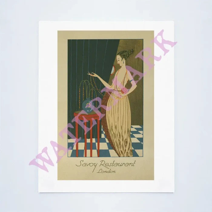 The Savoy, London 1923 (Lady with Pearls)