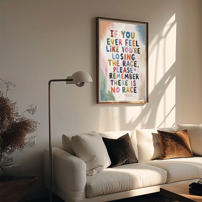 There Is No Race — Art Print Vertical #05