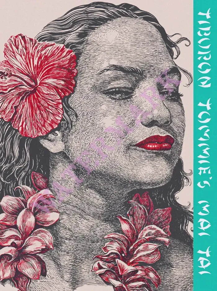 Tiburon Tommie's Mai Tai, Tiburon 1960s Menu Art