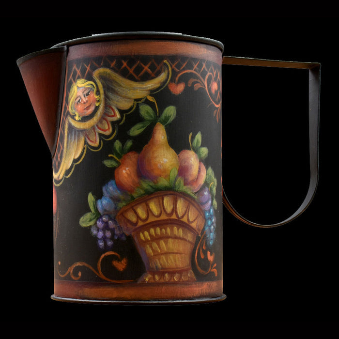Tin Pitchers - pair
