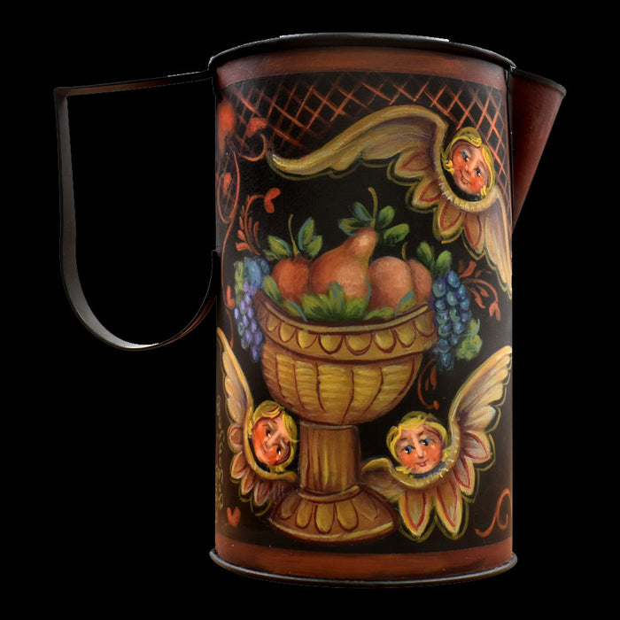 Tin Pitchers - pair