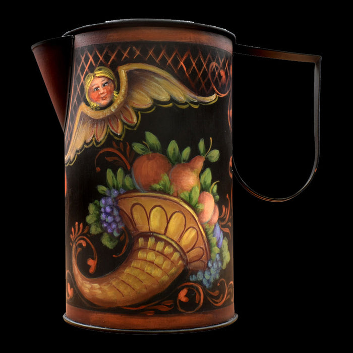 Tin Pitchers - pair