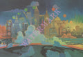 TWA Bob Peak Cities of the World In-Flight Menu 1970s Menu Art