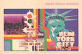 TWA First Class Menu, Bob Peak 1976