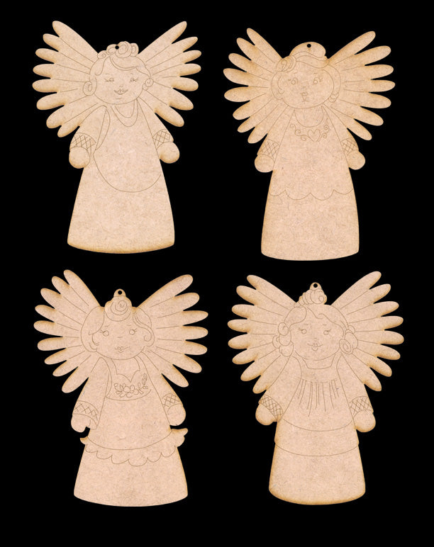 Twinkle Angels Ornaments - JN011