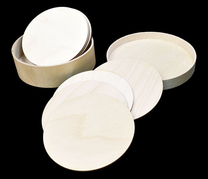 Unfinished Coaster Set - Bentwood