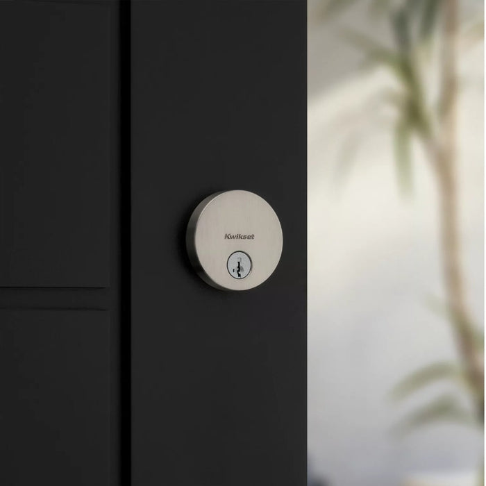 Uptown Single Cylinder Deadbolt Lock #92580-016 Satin Nickel