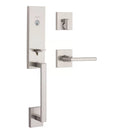 Vancouver Single Cylinder Handleset in Satin Nickel