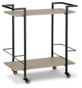 Waylowe Bar Cart in Brown/Black